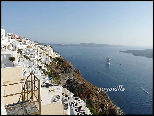 希臘 聖托里尼島 費拉 驢子大道 Fira, Santorini， Greek 