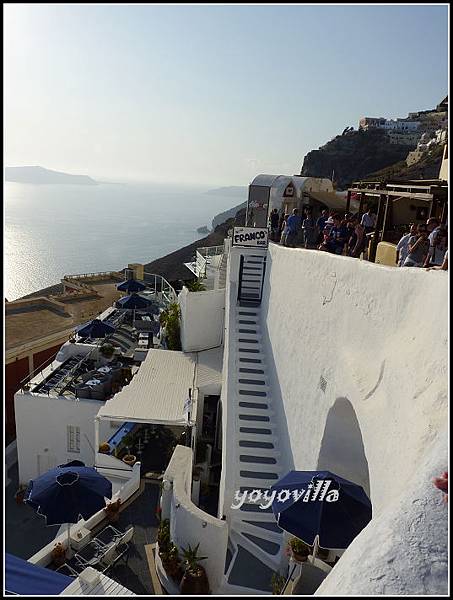 希臘 聖托里尼島 費拉 驢子大道 Fira, Santorini， Greek 