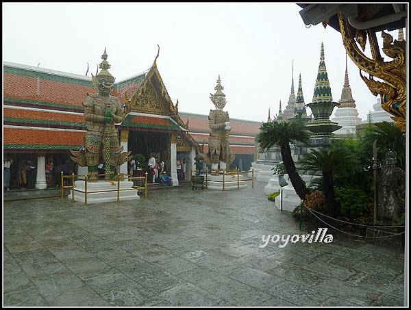 泰國 曼谷 大皇宮 雨中即景 Grand Palace, Bangkok, Thailand 