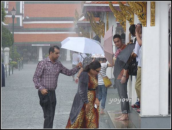 泰國 曼谷 大皇宮 雨中即景 Grand Palace, Bangkok, Thailand 