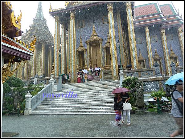 泰國 曼谷 大皇宮 雨中即景 Grand Palace, Bangkok, Thailand 