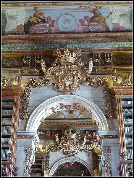 葡萄牙 科英布拉 大學圖書館 Biblioteca Joanina, Coimbra, Portugal 