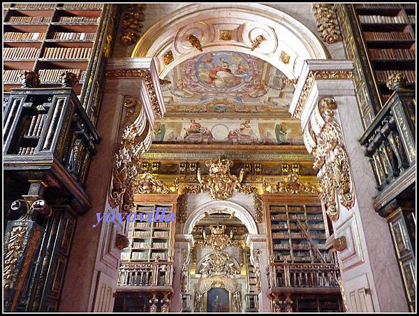 葡萄牙 科英布拉 大學圖書館 Biblioteca Joanina, Coimbra, Portugal 