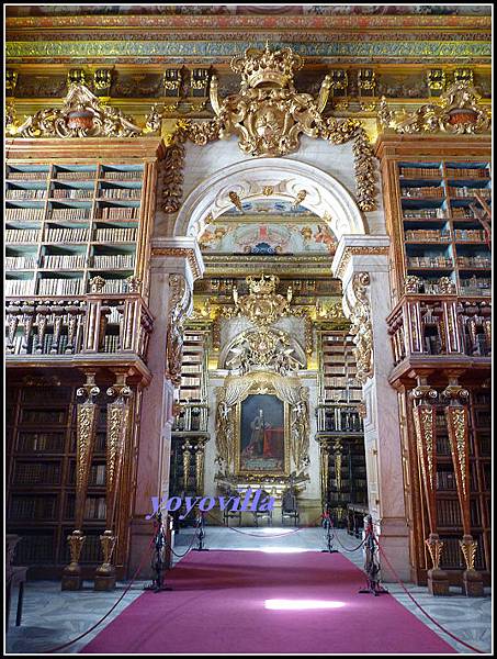 葡萄牙 科英布拉 大學圖書館 Biblioteca Joanina, Coimbra, Portugal 