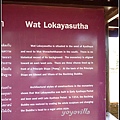 泰國 大城 臥佛 Lokayasutha, Ayutthaya, Thailand