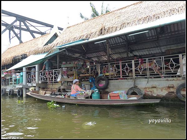 曼谷 周末水上市場  Talingchan Pier, Bangkok