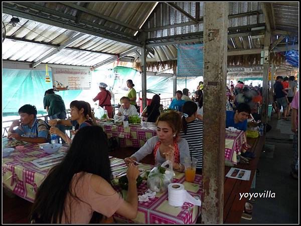 曼谷 周末水上市場  Talingchan Pier, Bangkok