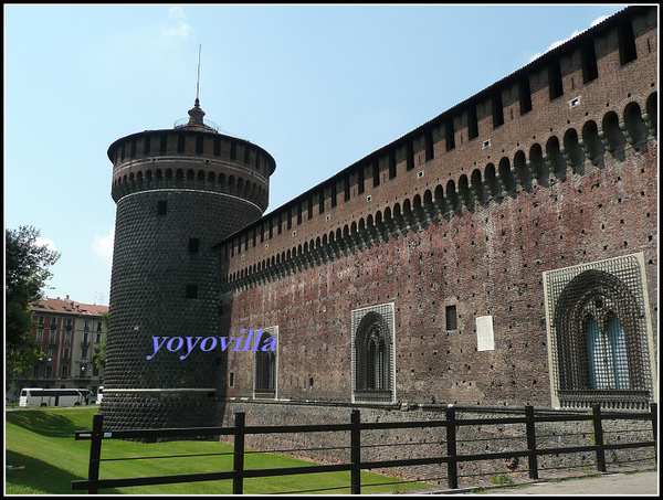 意大利 米蘭 史福才古堡 Castello Sforzesco, Milano, Italy