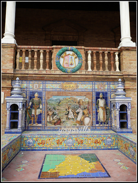 西班牙 賽維利亞 西班牙廣場 Plaza de Espana, Sevilla, Spain