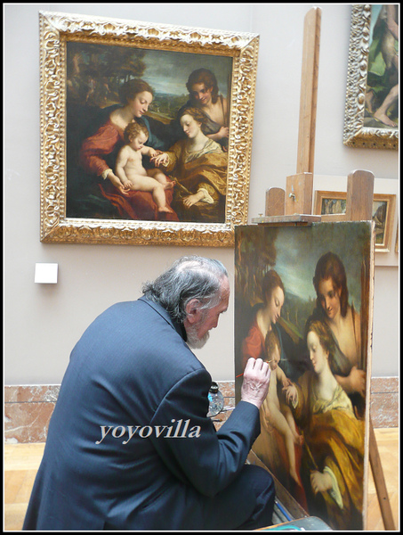 法國 巴黎 羅浮宮的油畫 Louvre, Paris