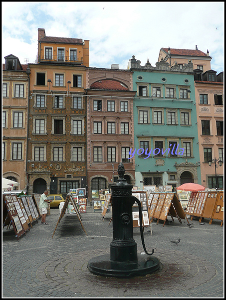 波蘭華沙 老城廣場 Old town spuare, Warsaw, Poland