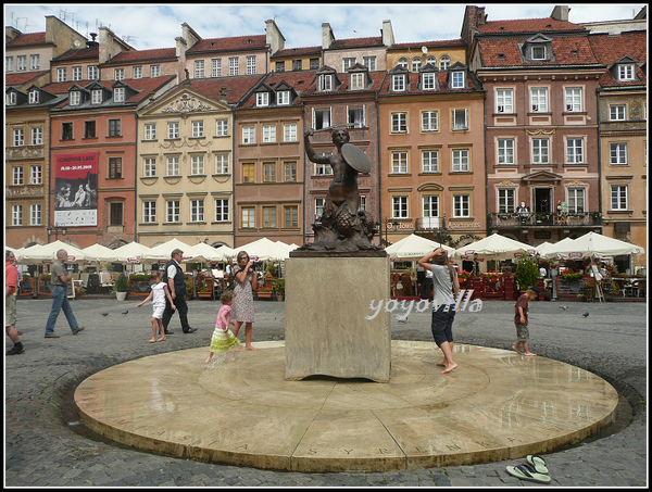 波蘭華沙 老城廣場 Old town spuare, Warsaw, Poland