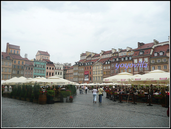 波蘭華沙 老城廣場 Old town spuare, Warsaw, Poland