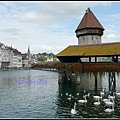 瑞士 琉森 卡貝爾木橋 Luzern, Swissland