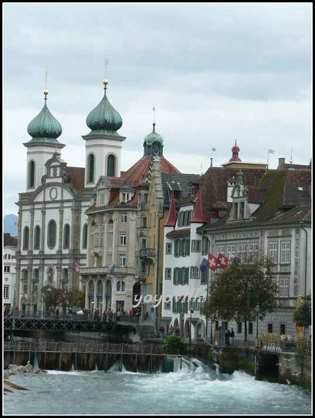 瑞士 琉森 卡貝爾木橋 Luzern, Swissland