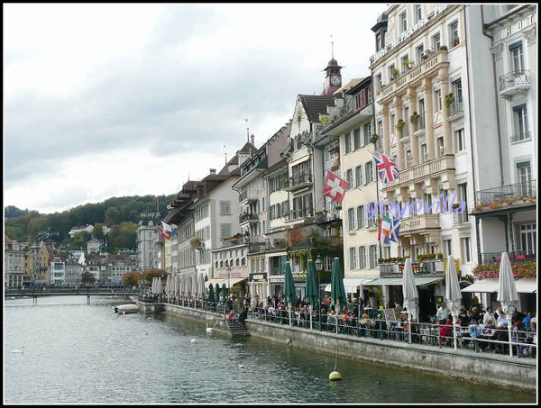 瑞士 琉森 卡貝爾木橋 Luzern, Swissland