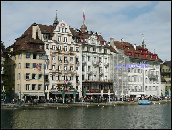 瑞士 琉森 卡貝爾木橋 Luzern, Swissland