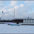 德國 漢堡 結冰的阿爾斯特湖 Alster Lake in Winter, Hamburg, Germany