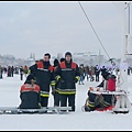 德國 漢堡 結冰的阿爾斯特湖 Alster Lake in Winter, Hamburg, Germany