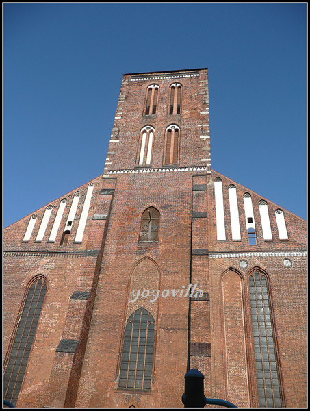 德國 唯斯瑪 市區和教堂 Wismar, Germany