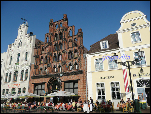 德國 唯斯瑪 市區和教堂 Wismar, Germany