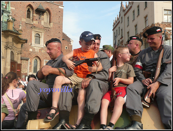 波蘭 克拉科夫 市區廣場 Hauptmarkt, Krakow, Poland