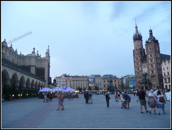 波蘭 克拉科夫 市區廣場 Hauptmarkt, Krakow, Poland