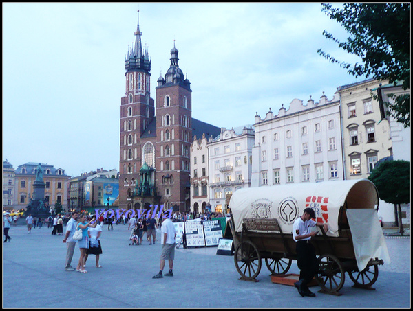 波蘭 克拉科夫 市區廣場 Hauptmarkt, Krakow, Poland