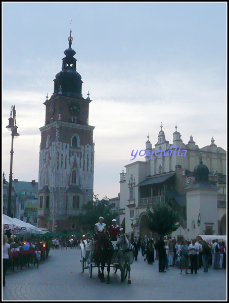 波蘭 克拉科夫 市區廣場 Hauptmarkt, Krakow, Poland