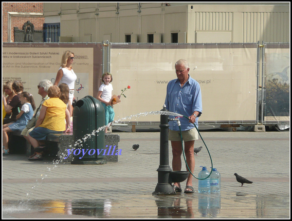波蘭 克拉科夫 市區廣場 Hauptmarkt, Krakow, Poland