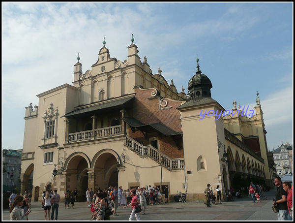 波蘭 克拉科夫 市區廣場 Hauptmarkt, Krakow, Poland