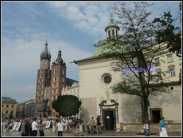 波蘭 克拉科夫 市區廣場 Hauptmarkt, Krakow, Poland