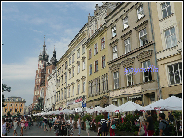 波蘭 克拉科夫 市區廣場 Hauptmarkt, Krakow, Poland