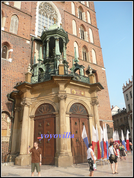 波蘭 克拉科夫 聖母聖殿 Kościół Mariacki （ St. Mary's Basilica ), Krakow, Poland