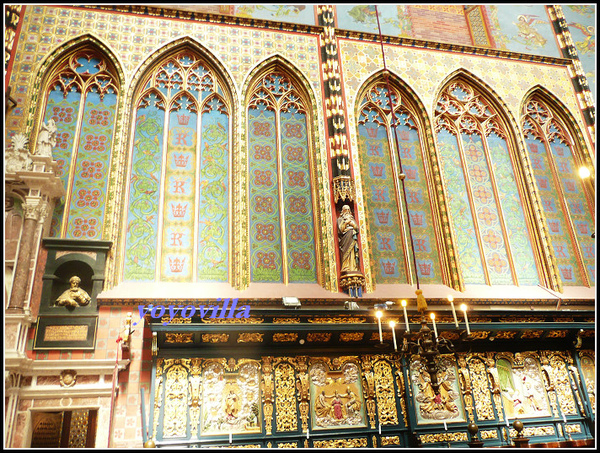 波蘭 克拉科夫 聖母聖殿 Kościół Mariacki （ St. Mary's Basilica ), Krakow, Poland