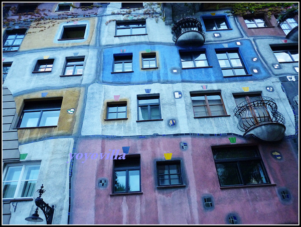 奧地利 維也納 百水公寓 Hundertwasserhaus， Wien