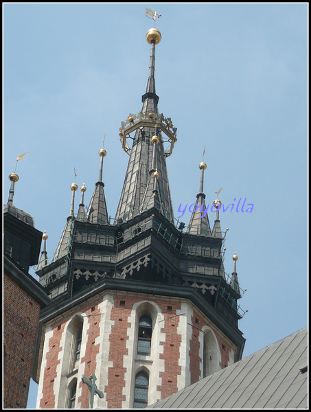 波蘭 克拉科夫 聖母聖殿 Kościół Mariacki （ St. Mary's Basilica ), Krakow, Poland