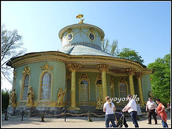 德國  波茨坦 無憂宮 中國茶亭 Chinesisches Teehaus, Sanssouci, Potsdam, Germany