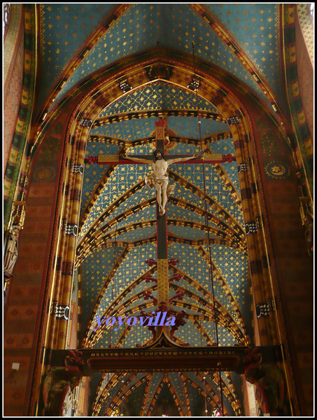 波蘭 克拉科夫 聖母聖殿 Kościół Mariacki （ St. Mary's Basilica ), Krakow, Poland