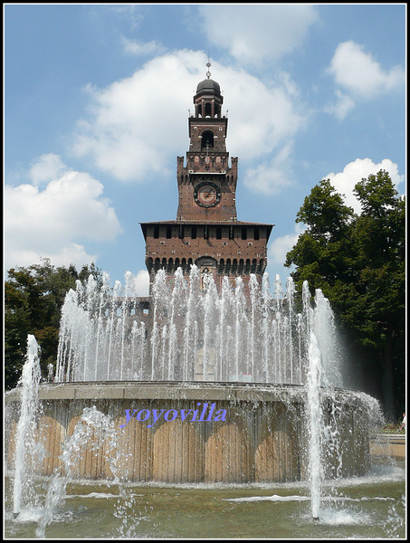 意大利 米蘭 史福才古堡 Castello Sforzesco, Milano, Italy