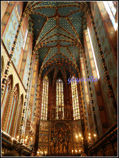 波蘭 克拉科夫 聖母聖殿 Kościół Mariacki （ St. Mary's Basilica ), Krakow, Poland