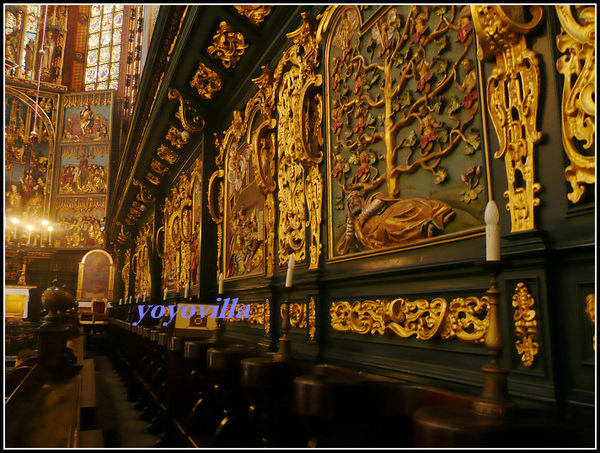 波蘭 克拉科夫 聖母聖殿 Kościół Mariacki （ St. Mary's Basilica ), Krakow, Poland