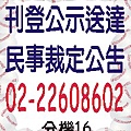 刊登公示送達民事裁定公告.jpg