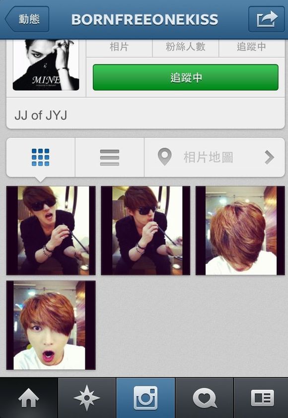 130121 JJ2 在中更新instagram