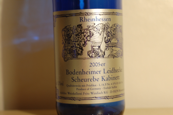 Rheinhessen Scheurebe Kabinett (Riesling)