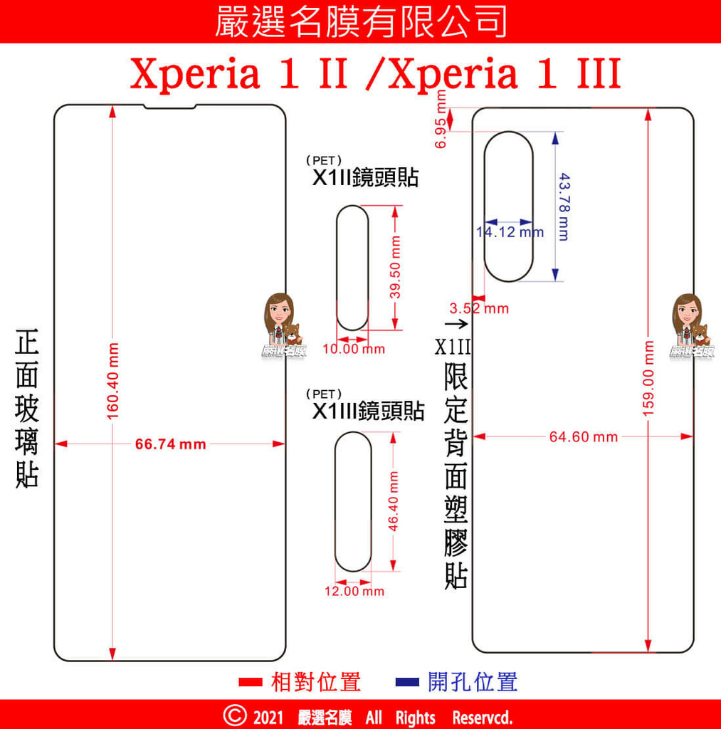 L嚴選名膜 手機貼膜 Since 2006｜SONY Xpe