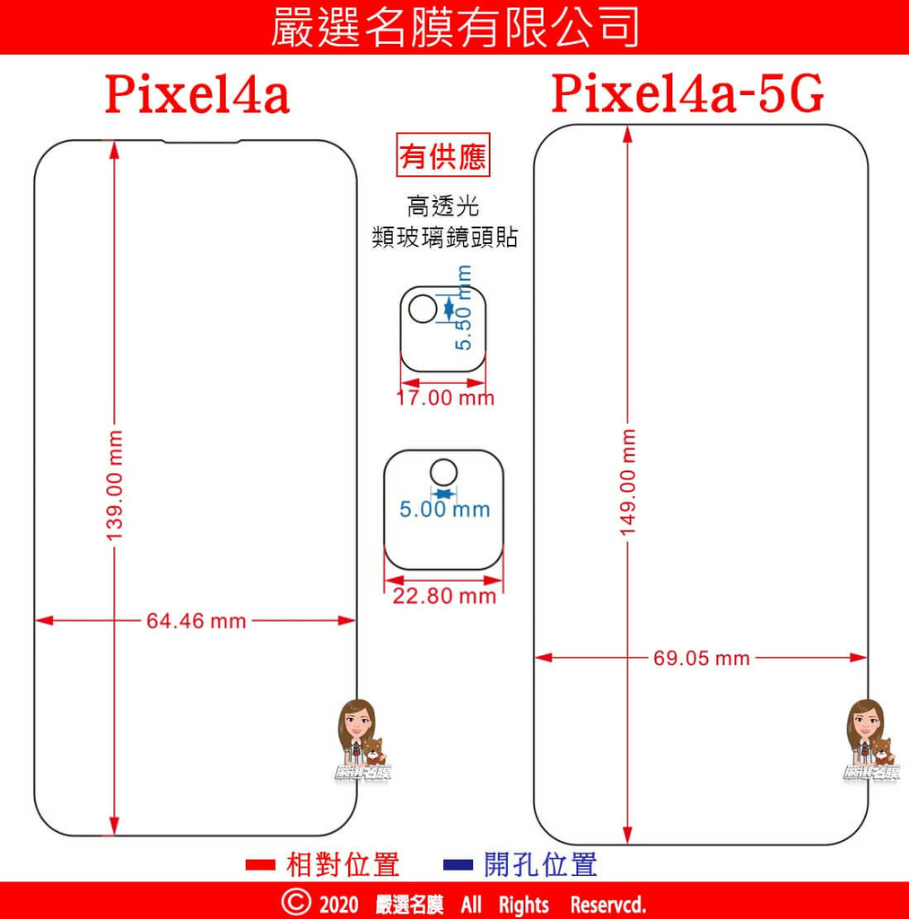 L嚴選名膜 手機貼膜 Since 2006｜【Pixel4a