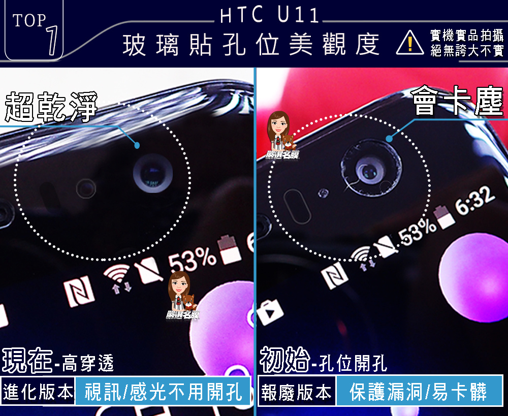 L嚴選名膜 手機貼膜 Since 2006｜HTC U11玻