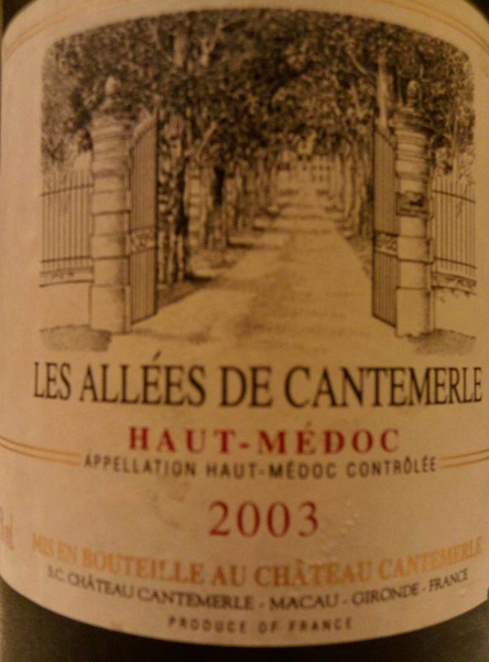 Les Allees de Cantemerle 2003