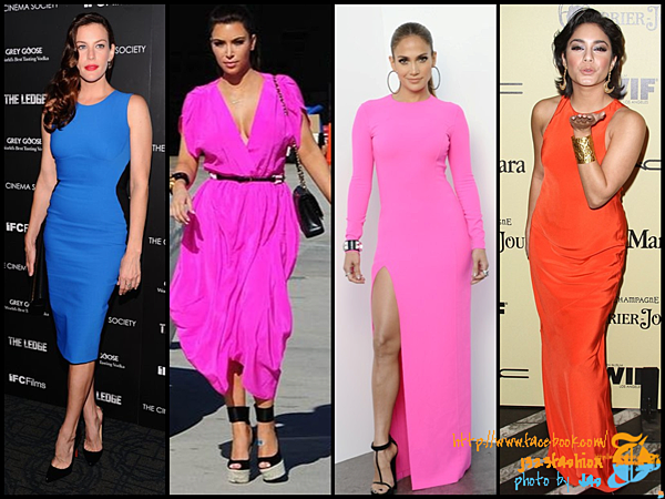 celeb neon dresses 2